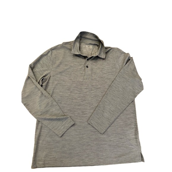 Walter Hagen Golf Polo Shirt Mens Extra Large Gray Long‎ Sleeve be - Picture 1 of 4